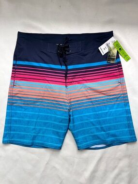 Burnside Men’s Quick Dry Performance stretch surf board shorts 30 NWT
